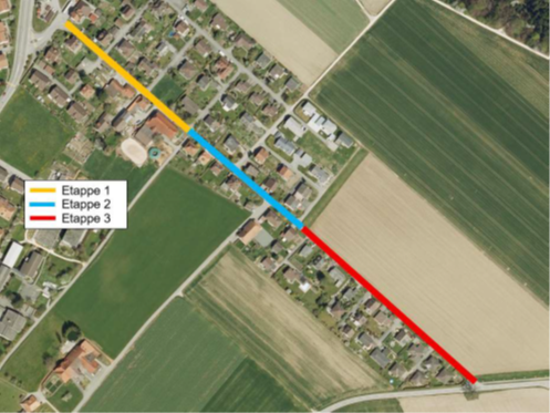 Sanierung Moosweg Etappen